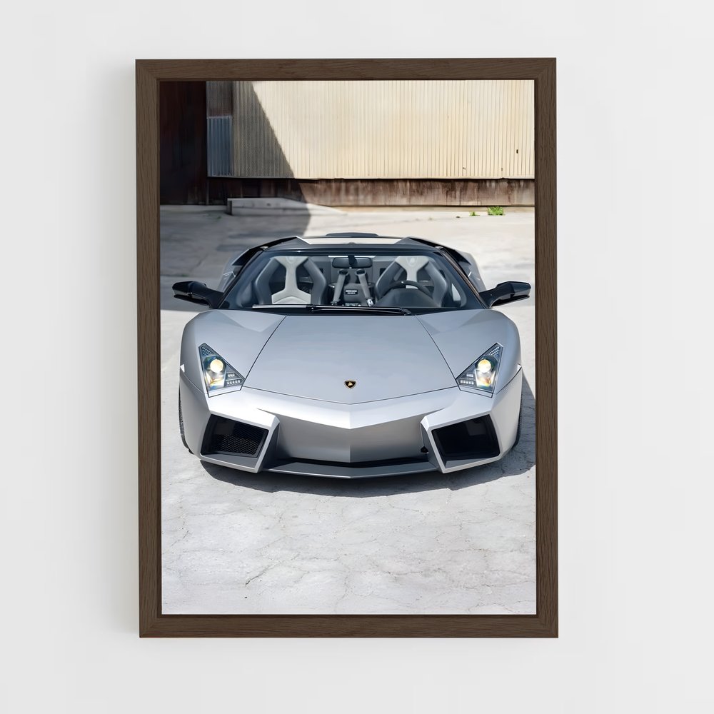Poster Reventon Grey – affiche Lamborghini (vue 5)